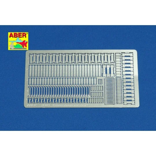 German clamps and clasps, 1/16 - Aber Models 16013