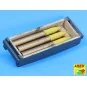 8, 8 cm Tiger I high-explosive Ammo with box, 1/16 - Aber Models 16014