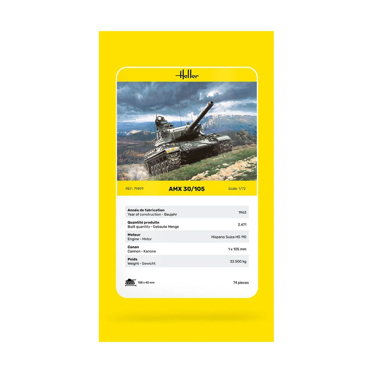 AMX 30/105, 1/72 - Heller 79899