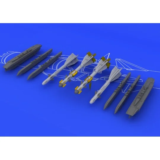 R-60 / AA-8 Aphid, 1/48 - Eduard Accessories 648082 R-60 / AA-8 Aphid, 1/48 - Eduard Accessories 648082