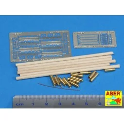 Cleaning rods for Tiger I -late, 1/16 - Aber Models 16025