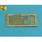 Barrel cleaning rods with brackets for Tiger I -very early model 12...