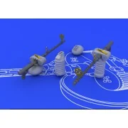MG 15 gun (2pcs), 1/48 - Eduard Accessories 648085