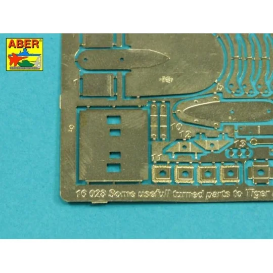 Some usefull turned parts to Tiger I for early versions, 1/16 - Abe...