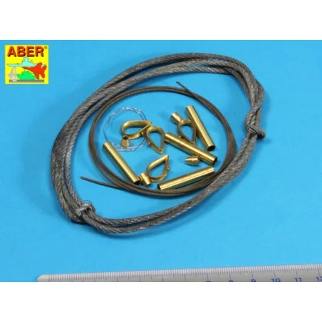Tow cables & track cable with brackets used on Tiger I, King Tiger ...