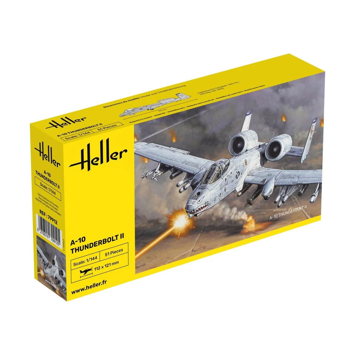A-10 Thunderbolt II, 1/144 - Heller 79912