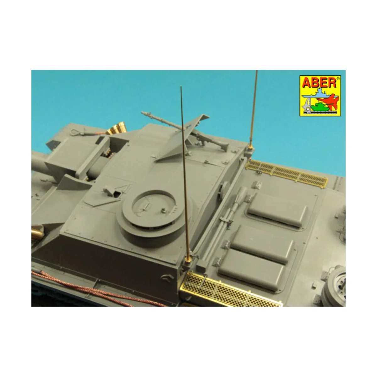 German 2m antena, 1/16 - Aber Models 16032