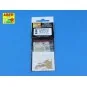 .50 cal. Amuunition with box set for M2 MG, 1/16 - Aber Models 16047