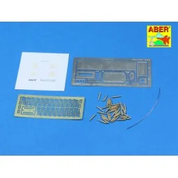 .50 cal. Amuunition with box set for M2 MG, 1/16 - Aber Models 16047 2