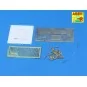 .50 cal. Amuunition with box set for M2 MG, 1/16 - Aber Models 16047