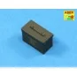 .50 cal. Amuunition with box set for M2 MG, 1/16 - Aber Models 16047
