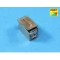 .50 cal. Amuunition with box set for M2 MG, 1/16 - Aber Models 16047