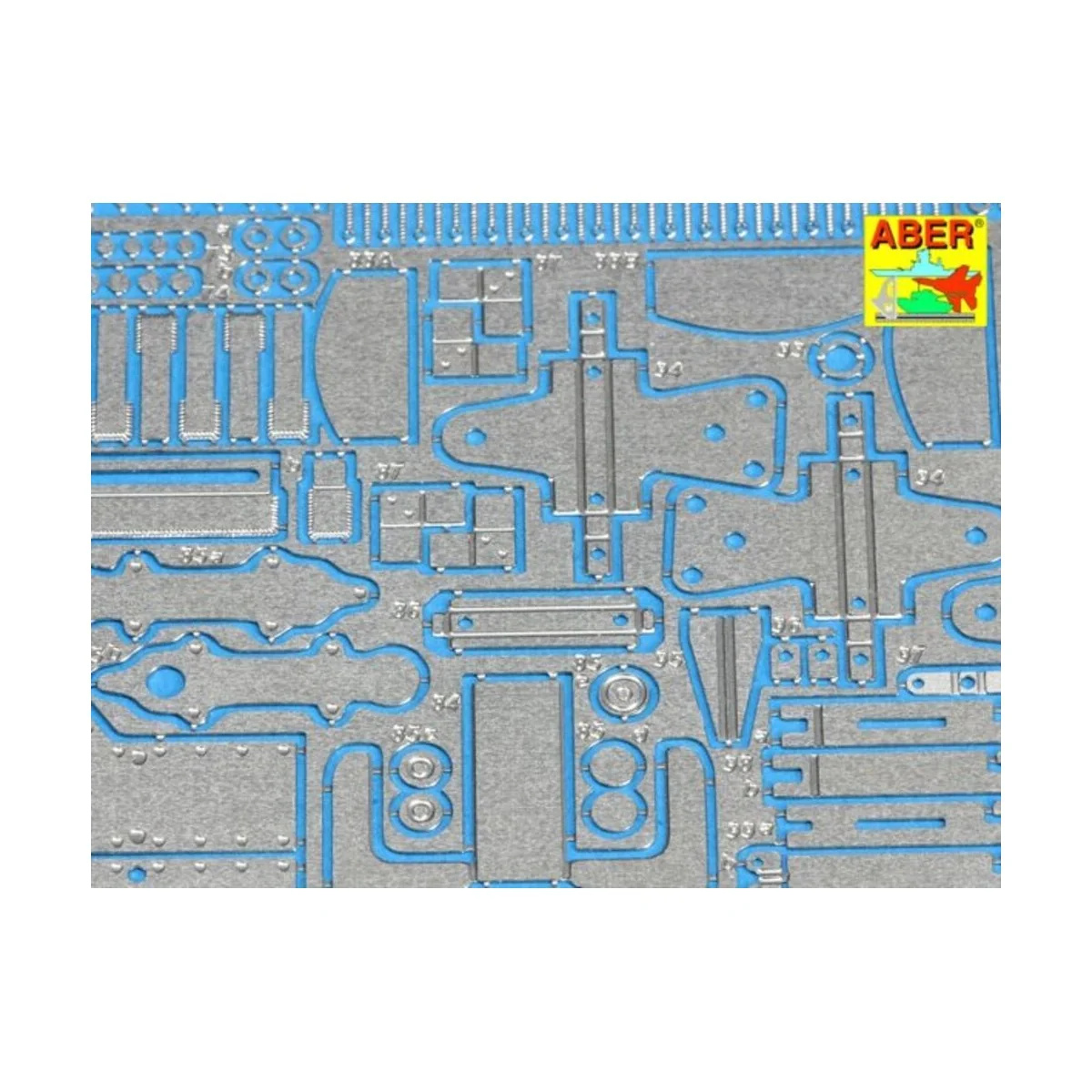 Tiger I-Middle Basic set, 1/16 - Aber Models 16050