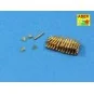 .50 cal. Amuunition with box set for M2 MG, 1/16 - Aber Models 16047
