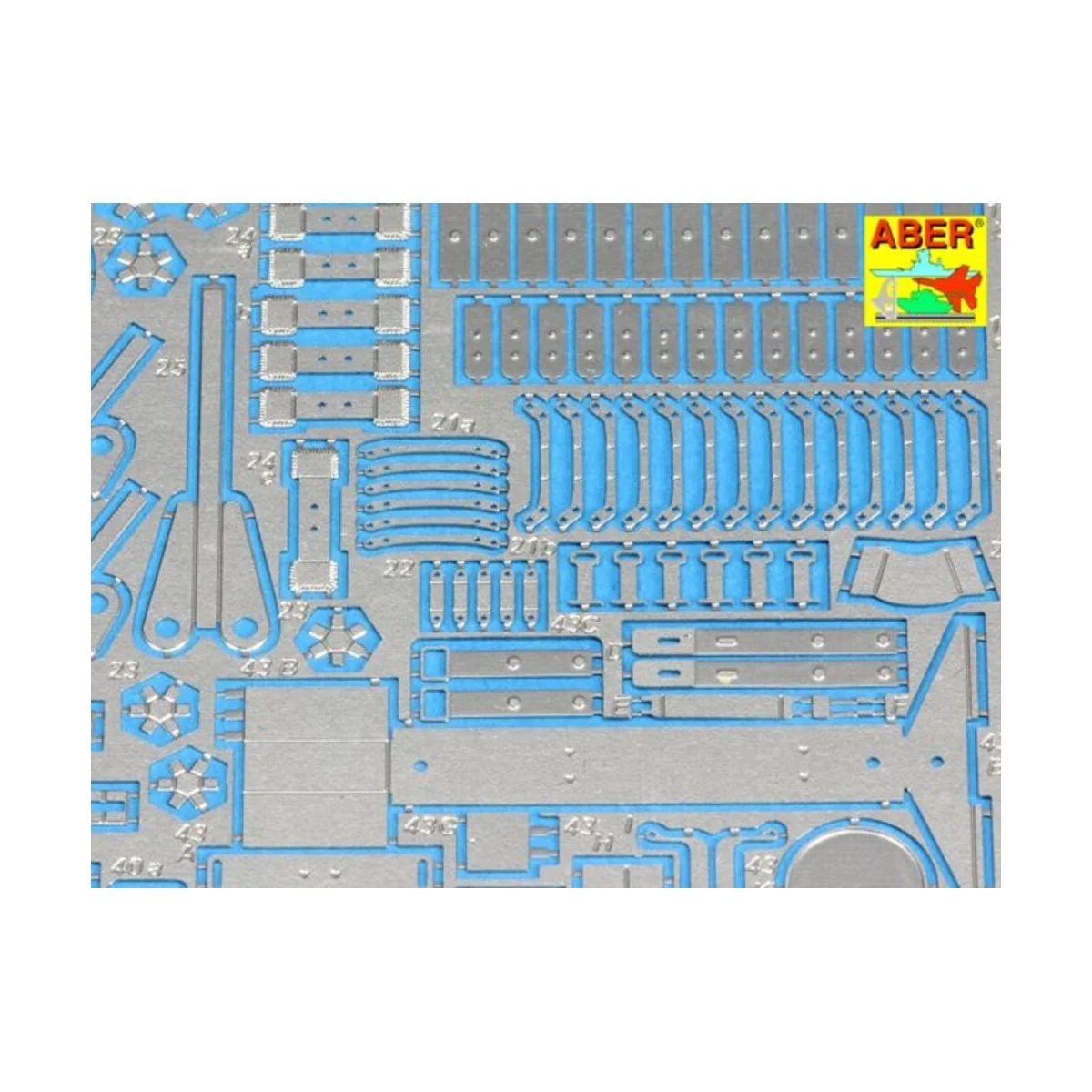 Tiger I-Middle Basic set, 1/16 - Aber Models 16050