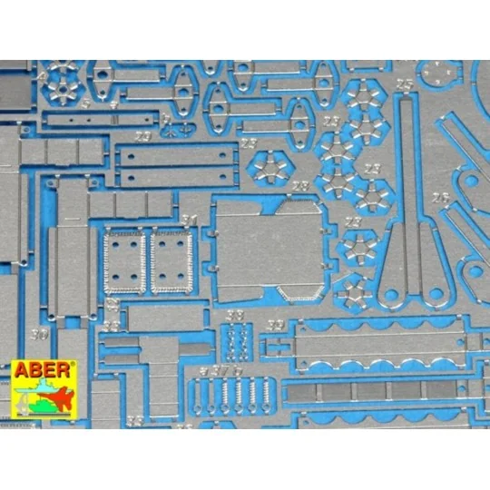 Tiger I-Middle Basic set, 1/16 - Aber Models 16050