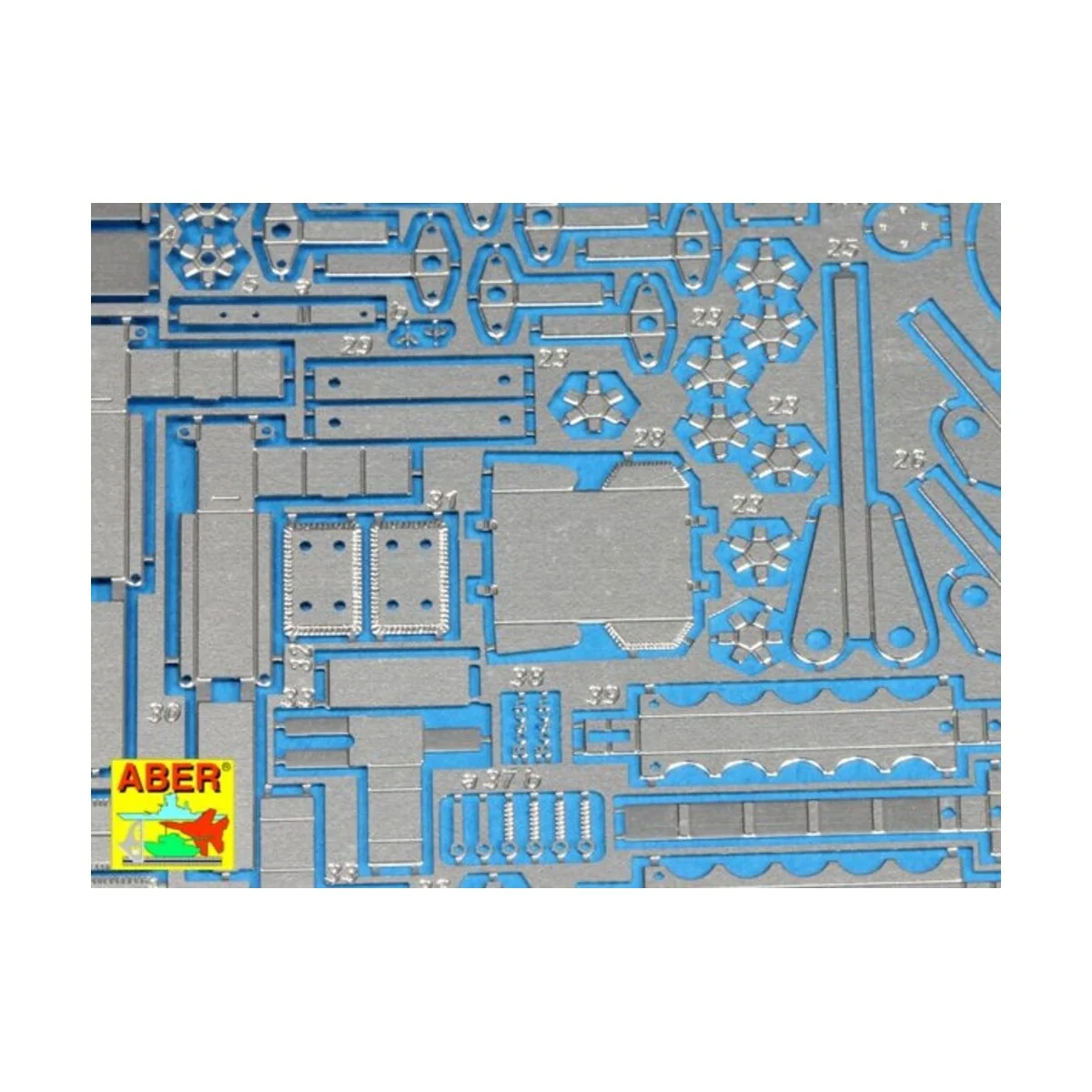 Tiger I-Middle Basic set, 1/16 - Aber Models 16050