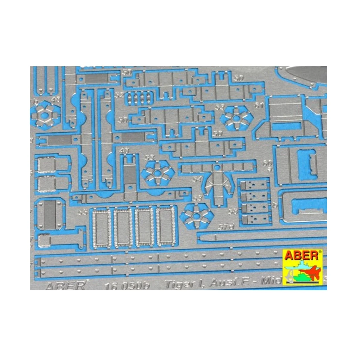 Tiger I-Middle Basic set, 1/16 - Aber Models 16050