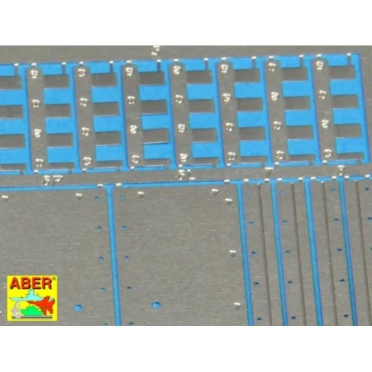 Rear fenders for Tiger I Ausf.E-(Late version), 1/16 - Aber Models ...