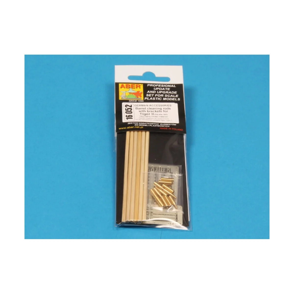 Barrel cleaning rods for Tiger II, 1/16 - Aber Models 16052