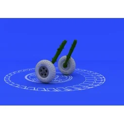 Spitfire wheels - 5 spoke for Eduard, 1/48 - Eduard Accessories 648098