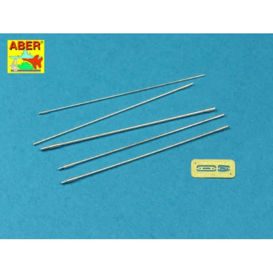 Set of US Army MS antennas to MP-48 base, 1/16 - Aber Models 16055