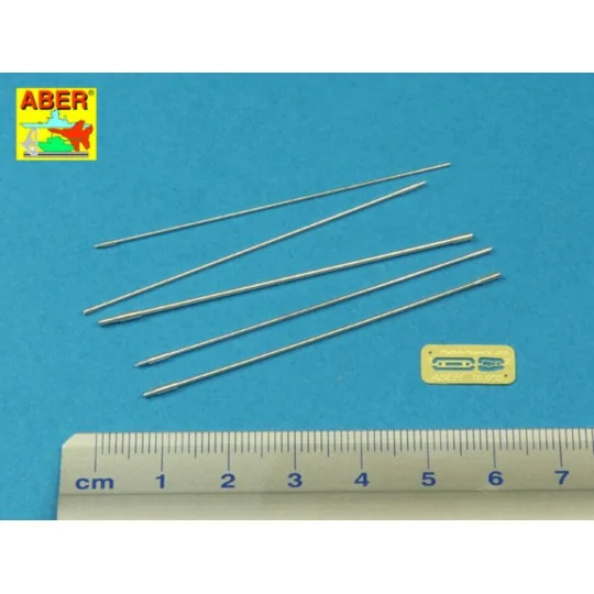 Set of US Army MS antennas to MP-48 base, 1/16 - Aber Models 16055