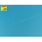 Set of US Army MS antennas to MP-48 base, 1/16 - Aber Models 16055