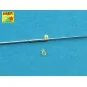 Set of US Army MS antennas to MP-48 base, 1/16 - Aber Models 16055