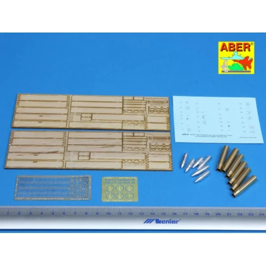 Transport boxes with 6 ammo PzKpfw. IV, 1/16 - Aber Models 16057