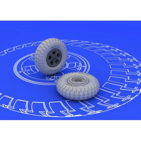 Spitfire wheels - 5 spoke for Eduard, 1/48 - Eduard Accessories 648098