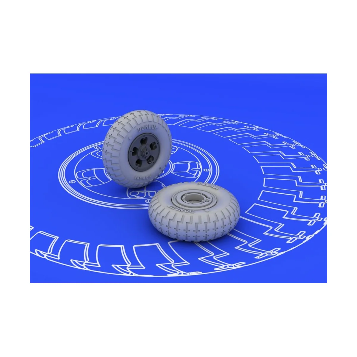 Spitfire wheels - 5 spoke for Eduard, 1/48 - Eduard Accessories 648098