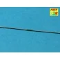 Set of US Army MS antennas to MP-48 base, 1/16 - Aber Models 16055
