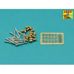 German Stielhandgranate 24 –set of 15 pcs. All metal parts, 1/16 - ... 2