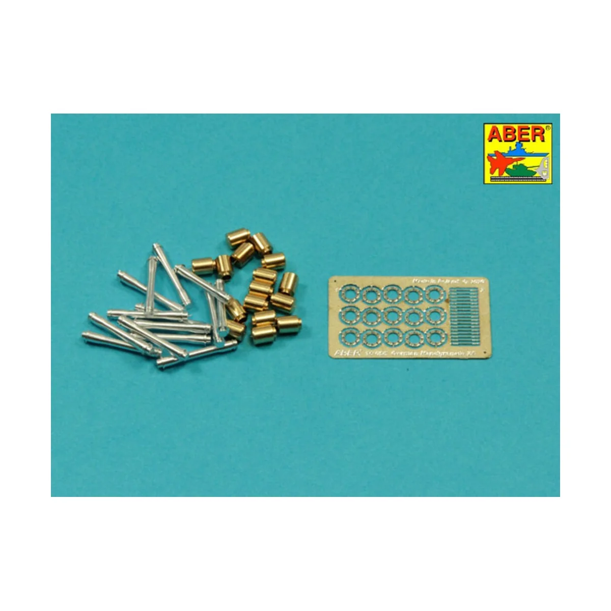 German Stielhandgranate 24 –set of 15 pcs. All metal parts, 1/16 - ...
