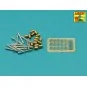 German Stielhandgranate 24 –set of 15 pcs. All metal parts, 1/16 - ...