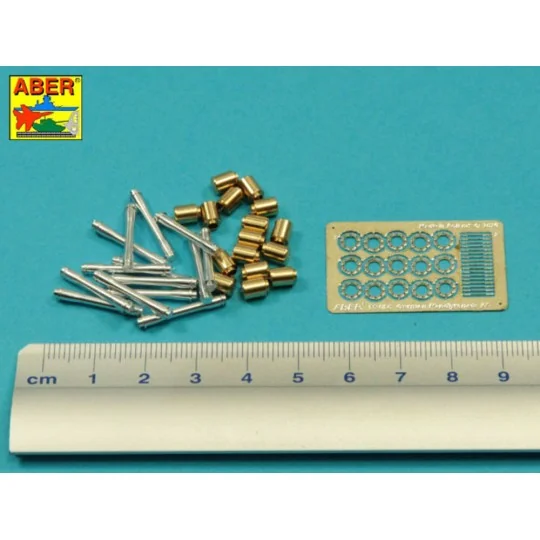 German Stielhandgranate 24 –set of 15 pcs. All metal parts, 1/16 - ...