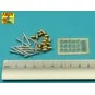 German Stielhandgranate 24 –set of 15 pcs. All metal parts, 1/16 - ...