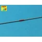 Set of US Army MS antennas to MP-48 base, 1/16 - Aber Models 16055