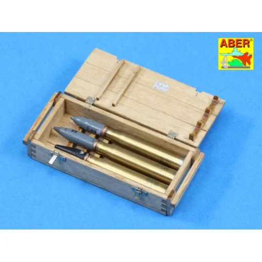 Transport boxes with 6 ammo PzKpfw. IV, 1/16 - Aber Models 16057