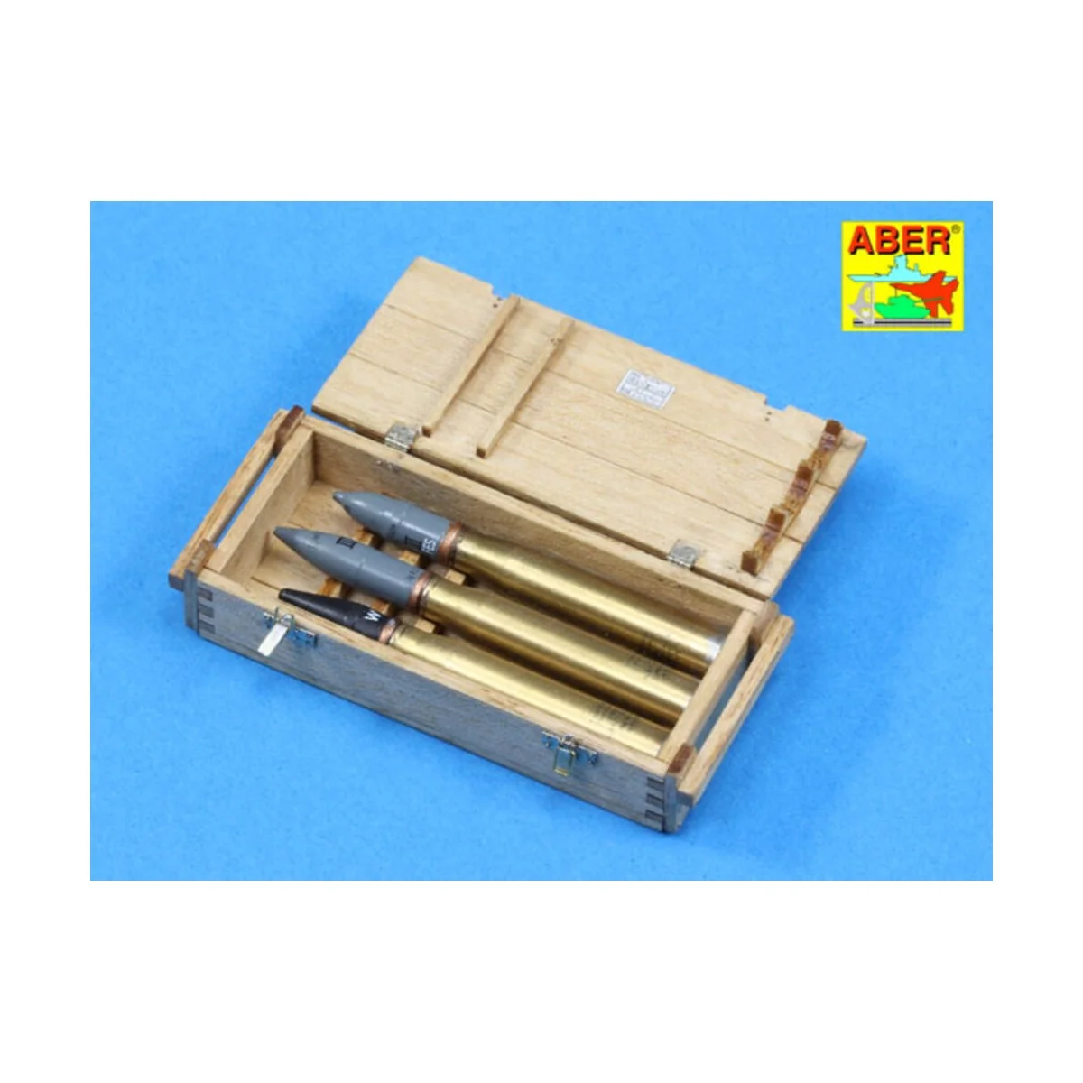 Transport boxes with 6 ammo PzKpfw. IV, 1/16 - Aber Models 16057