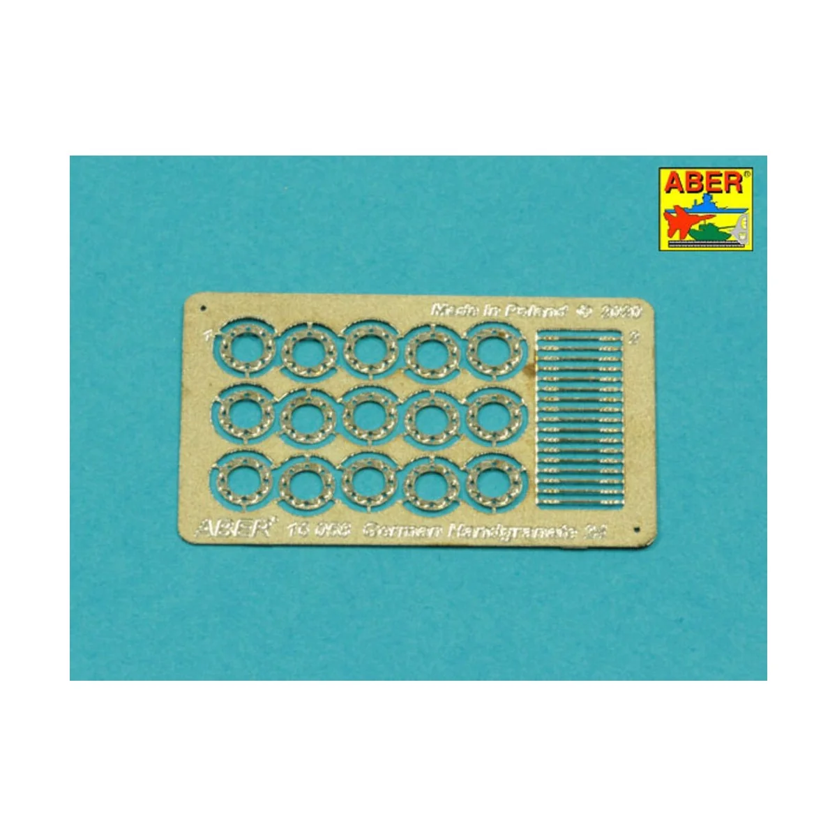 German Stielhandgranate 24 –set of 15 pcs. All metal parts, 1/16 - ...