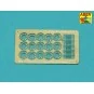 German Stielhandgranate 24 –set of 15 pcs. All metal parts, 1/16 - ...