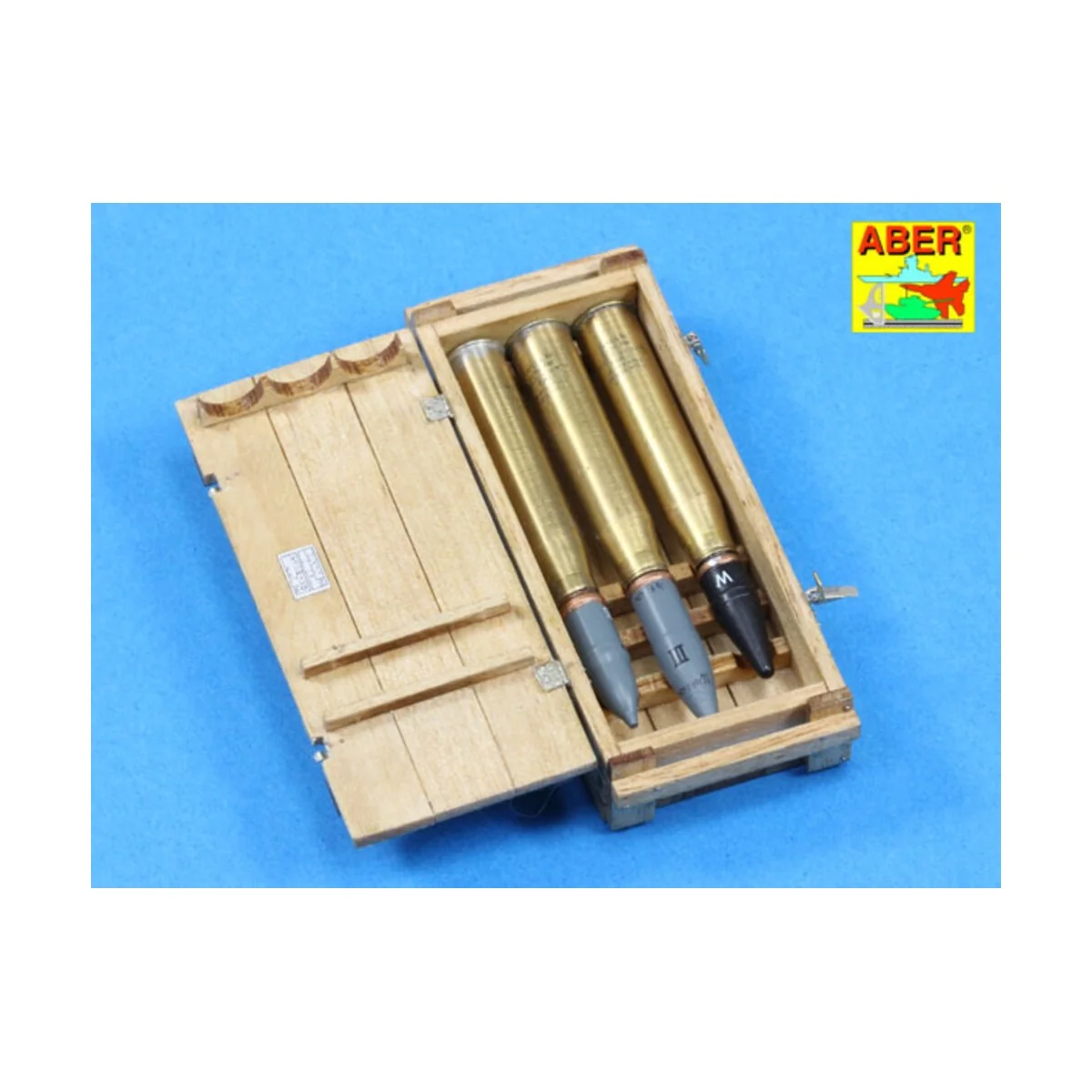 Transport boxes with 6 ammo PzKpfw. IV, 1/16 - Aber Models 16057
