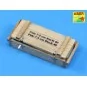 Transport boxes with 6 ammo PzKpfw. IV, 1/16 - Aber Models 16057