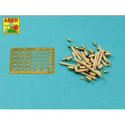 German Stielhandgranate 24 –set of 15 pcs. Metal and wood parts, 1/...