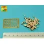 German Stielhandgranate 24 –set of 15 pcs. Metal and wood parts, 1/...