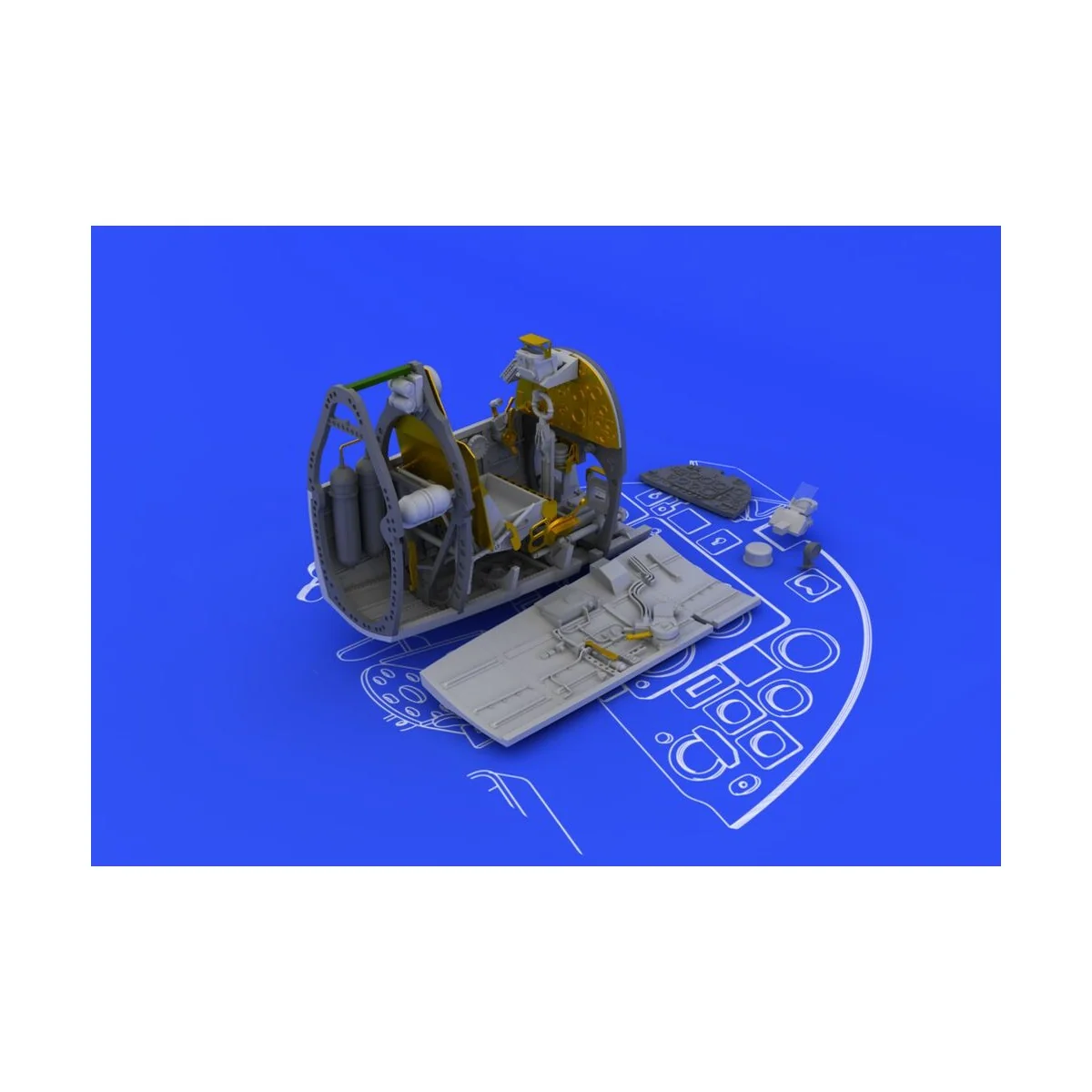 Spitfire Mk.IX cockpit for Eduard, 1/48 - Eduard Accessories 648100