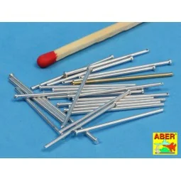 Panzer IV track link pins x 25 pcs., 1/16 - Aber Models 16 068A 2