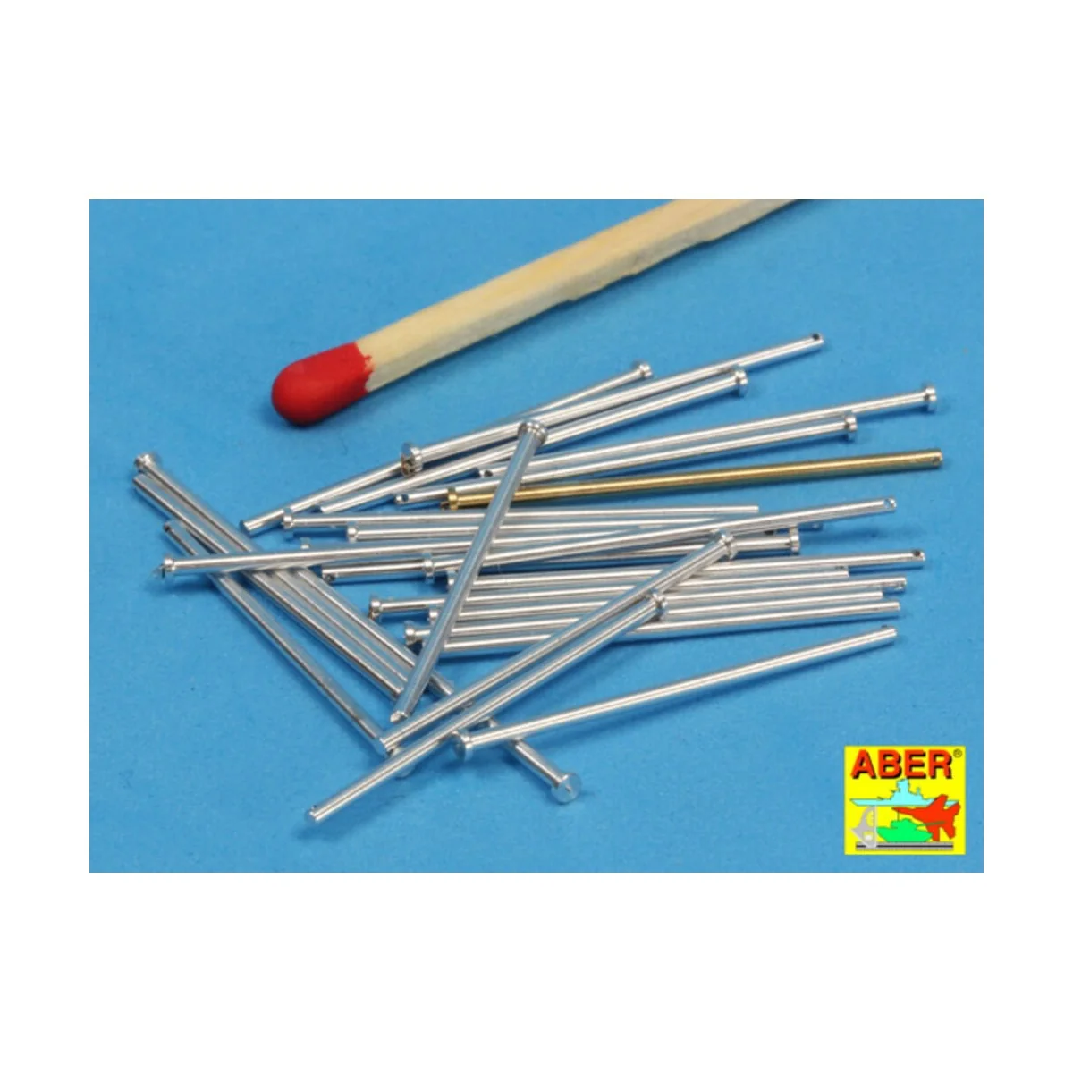 Panzer IV track link pins x 25 pcs., 1/16 - Aber Models 16 068A